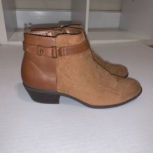 Old Navy Brown Suede Booties